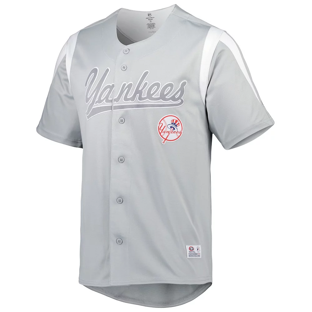 Men's Stitches Gray New York Yankees Chase Jersey 5 Men's Stitches Gray New York Yankees Chase Jersey - Image 3