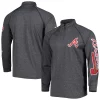 Men's Stitches Heather Gray Atlanta Braves Wordmark Raglan Quarter-Zip Top 1 Men's Stitches Heather Gray Atlanta Braves Wordmark Raglan Quarter-Zip Top -Tek Gear Shop 6187636