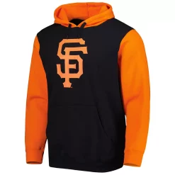 Men's Stitches Black/Orange San Francisco Giants Team Pullover Hoodie -Tek Gear Shop 6187920 ALT2
