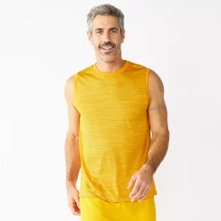 Men's Tek Gear® Dry Tek Muscle Tee -Tek Gear Shop 6224744 Flash Yellow Orange